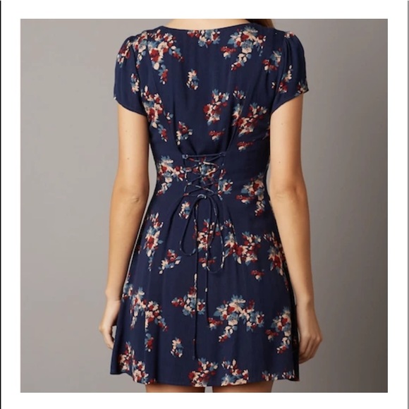 Cotton Candy LA Navy blue Floral Dress - Picture 9 of 9